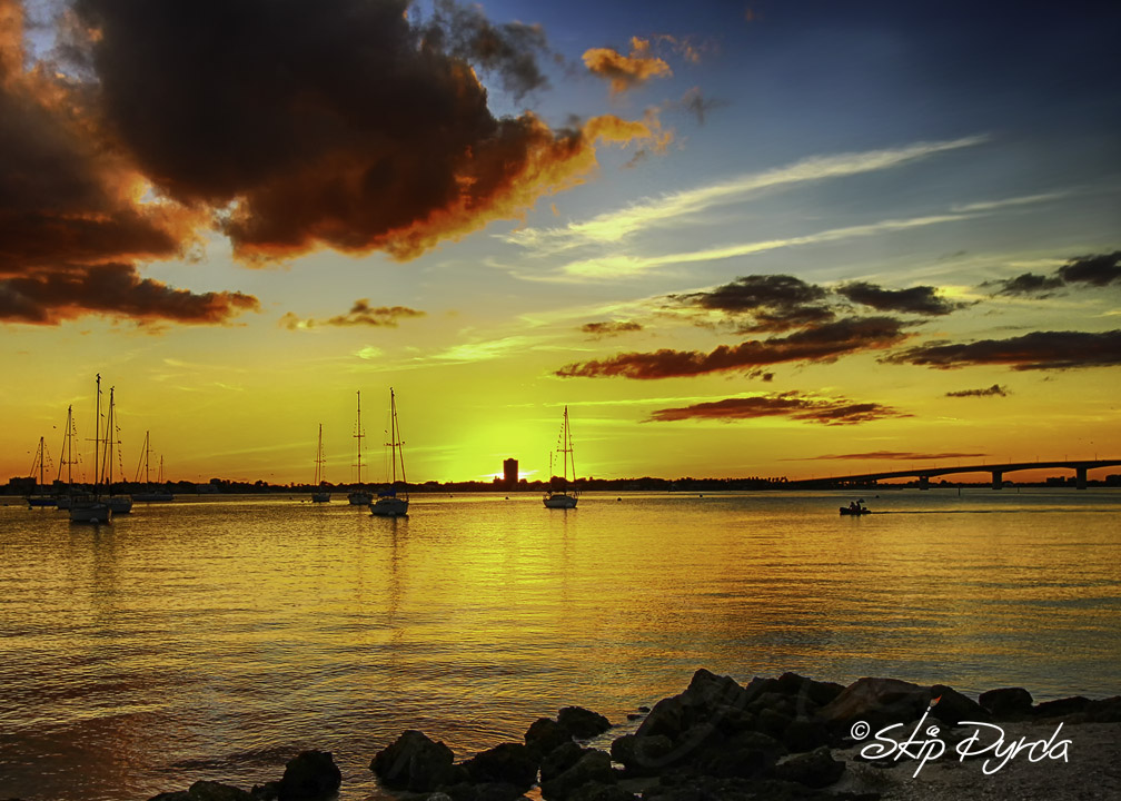 Sunset on Sarasota Bay