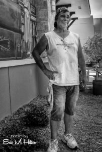 Photo of Skip Dyrda, muralist
