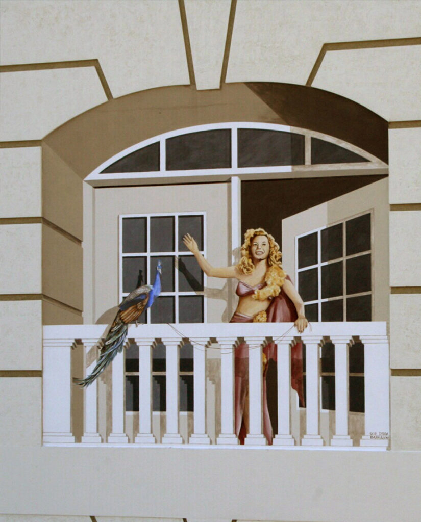 A photo of one section of several murals I painted in Stuart, FL