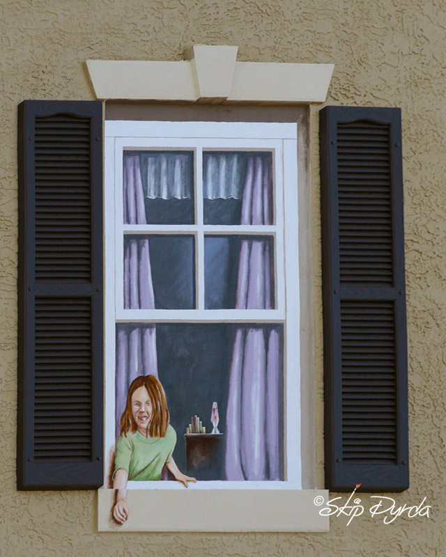 A photo of one section of several murals I painted in Stuart, FL