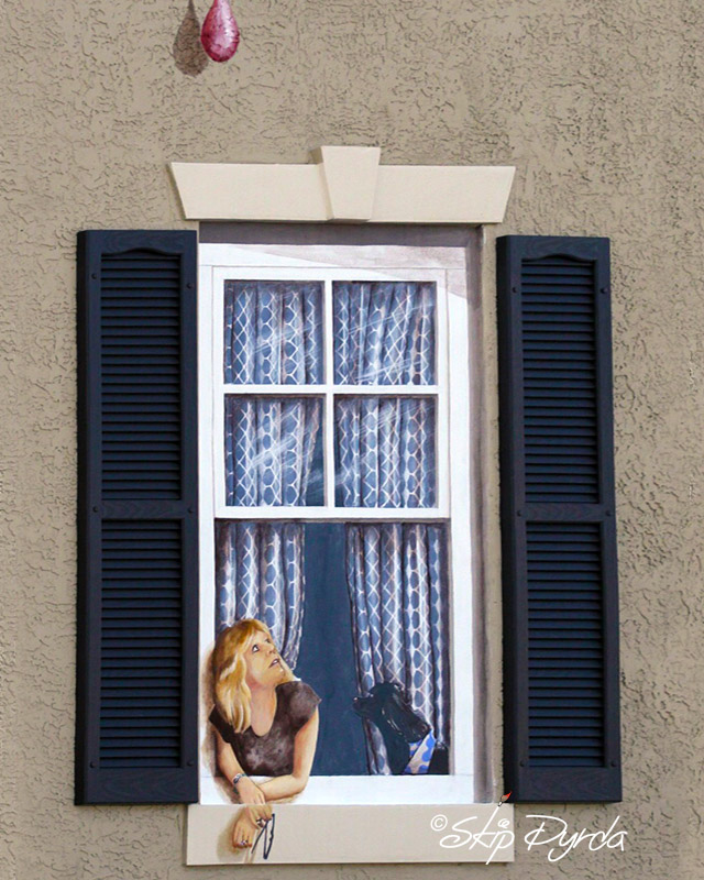 A photo of one section of several murals I painted in Stuart, FL