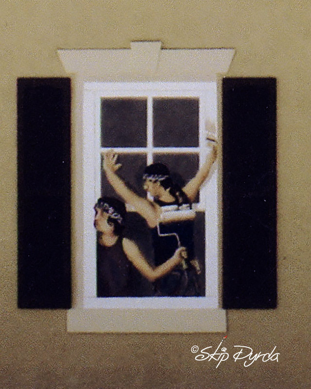 A photo of one section of several murals I painted in Stuart, FL