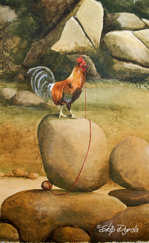 Photo of a pool-side mural I painted in Sarasota, FL to look similar to the Serengeti Plains