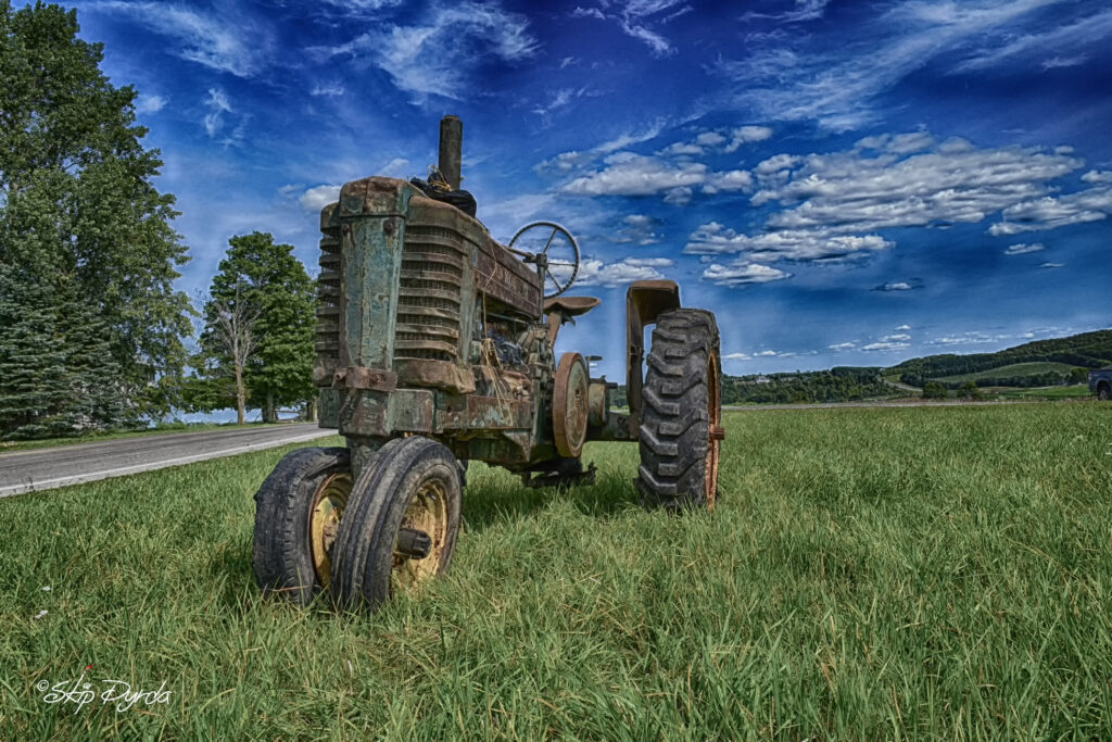 A photo of aa vintage tractor, taken by Skip Dyrda in Petosky, MI