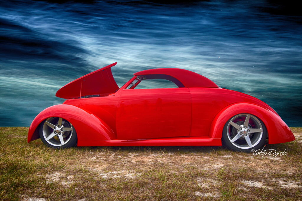A photo of aa vintage car, a hot rod, taken by Skip Dyrda in Sarasota, FL